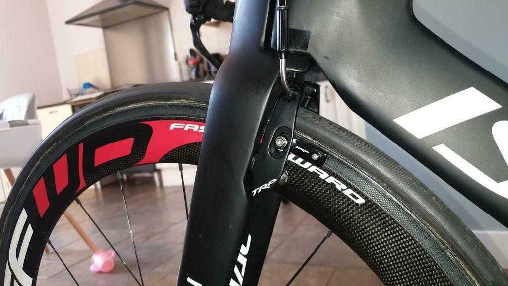 Isaac tt thriathlon fiets 56 CAMPAGNOLO RECORD, POWER SHIFT