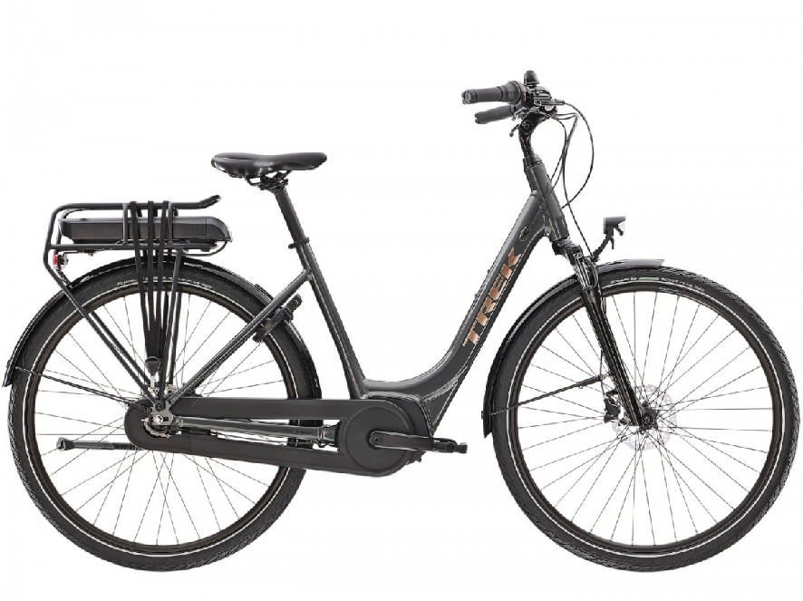 Trek District+ 1 Lowstep incl. 400Wh, Lithium Grey