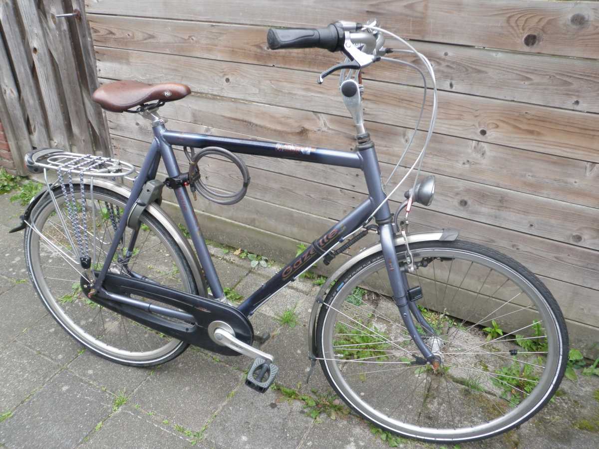 Gazelle Orange donker/licht blauw  voor de grote jongen/man