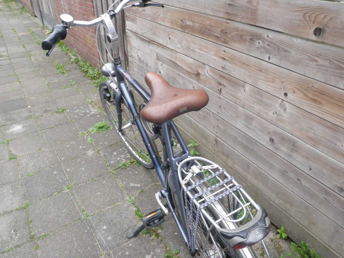 Gazelle Orange donker/licht blauw  voor de grote jongen/man