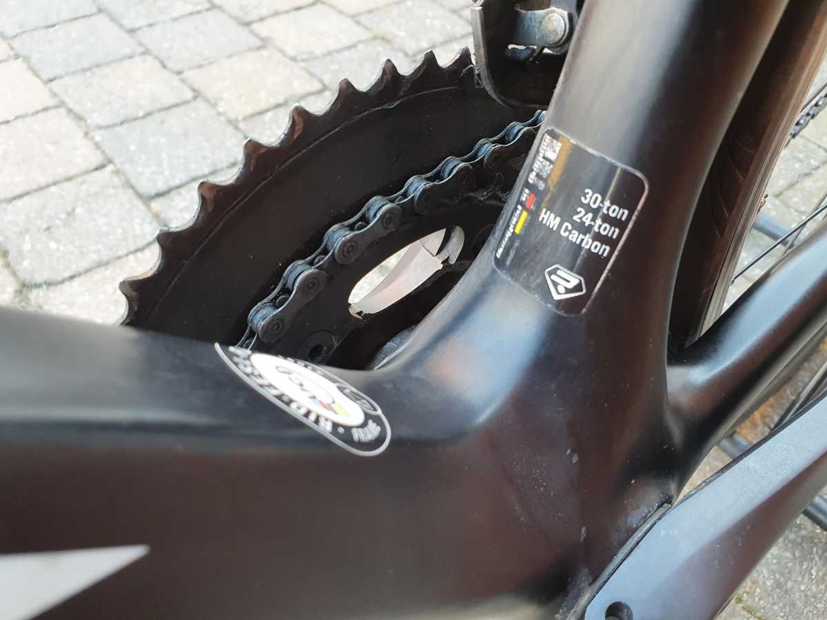 Ridley Fenix SL30, endurance/allround racefiets, maat L(58), mat zwart, carbon, Ultegra afgemonteerd