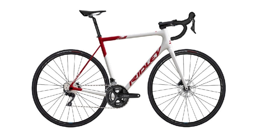 Ridley Helium Disc 105, Wit/Rood