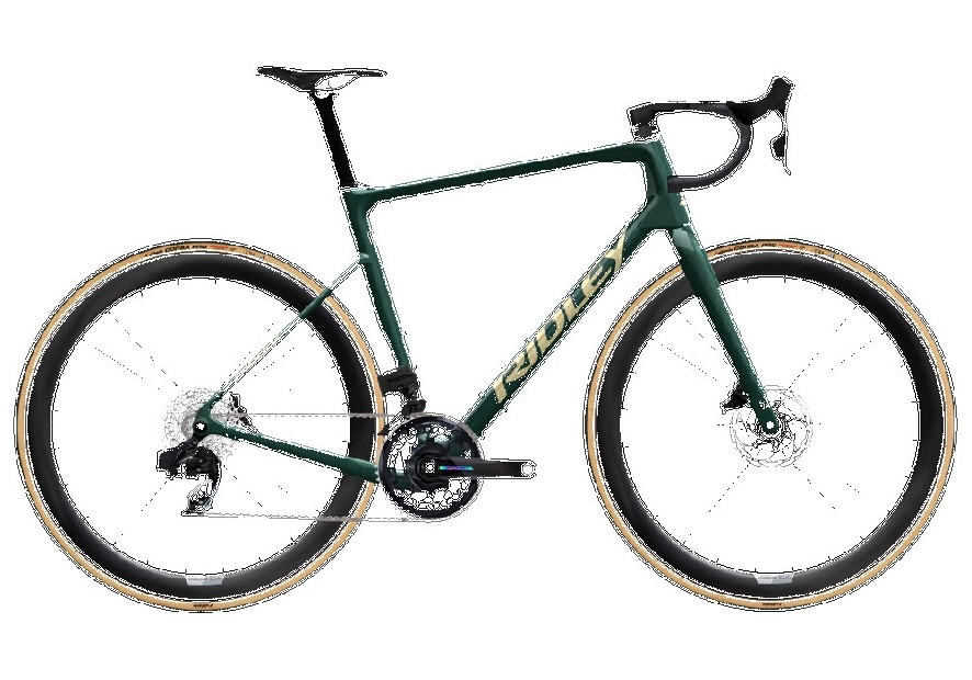 Ridley Grifn RS Sram Force , Color 1: Racing Green Metalic // 17 Color 2: Beige