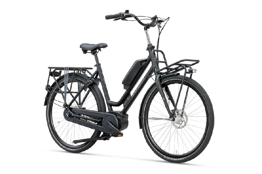 BATAVUS QUIP EXTRA CARGO E-GO, ZWART MAT