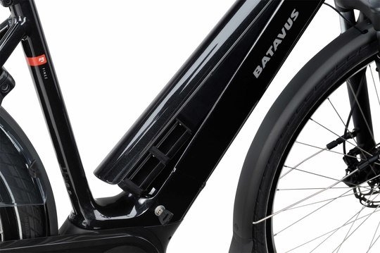 BATAVUS Finez E-Go Power N8 LOODS, Zwart Glans