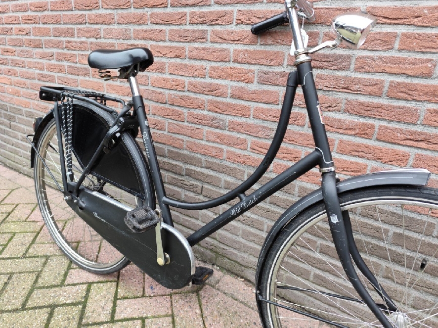 Batavus Old Dutch, zwart mat