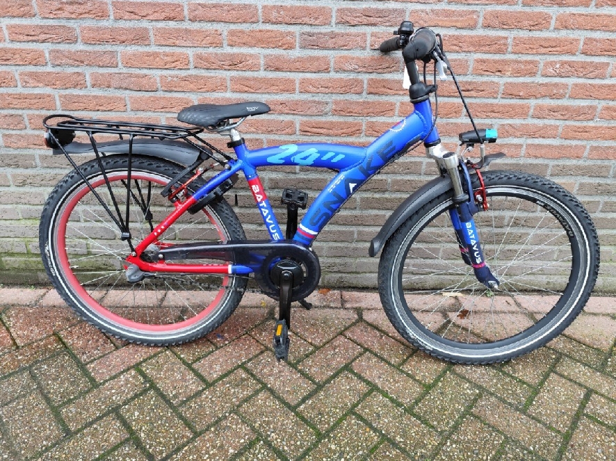 Batavus Snake 24 inch, Blauw