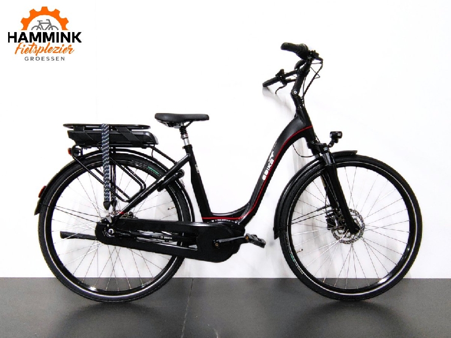 Ebike Das Original Classic, Zwart/Rood