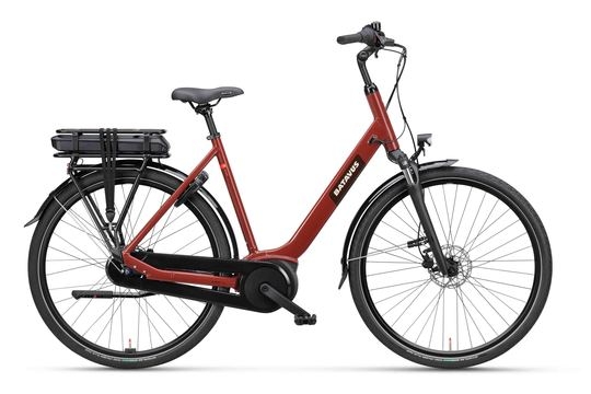 BATAVUS Altura E-Go Plus N7123, Rood Bruin Glans